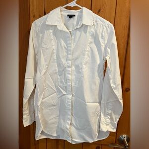 Ann Taylor long button down. Size S